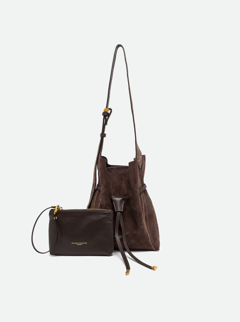 Borsa a tracolla Sienna small moka BS11786 MARRONE GIANNI CHIARINI 