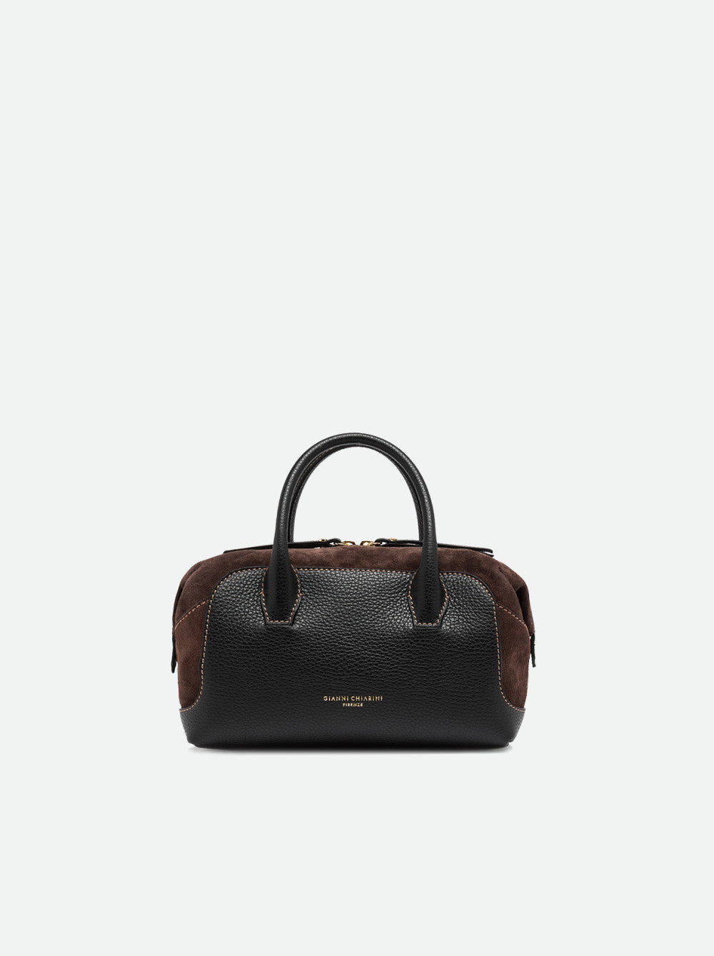 Borsa Gemma small nero-marrone BS12240 NERO/MARRONE GIANNI CHIARINI 
