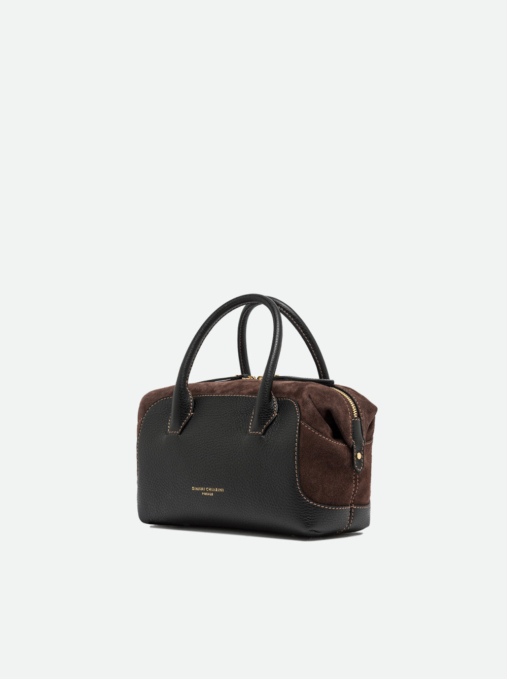 Borsa Gemma small nero-marrone BS12240 NERO/MARRONE GIANNI CHIARINI 