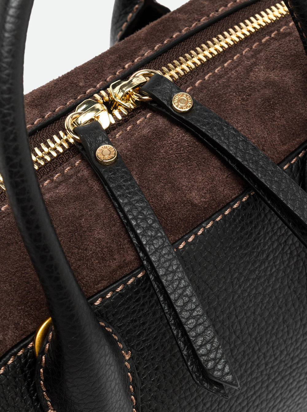 Borsa Gemma small nero-marrone BS12240 NERO/MARRONE GIANNI CHIARINI 