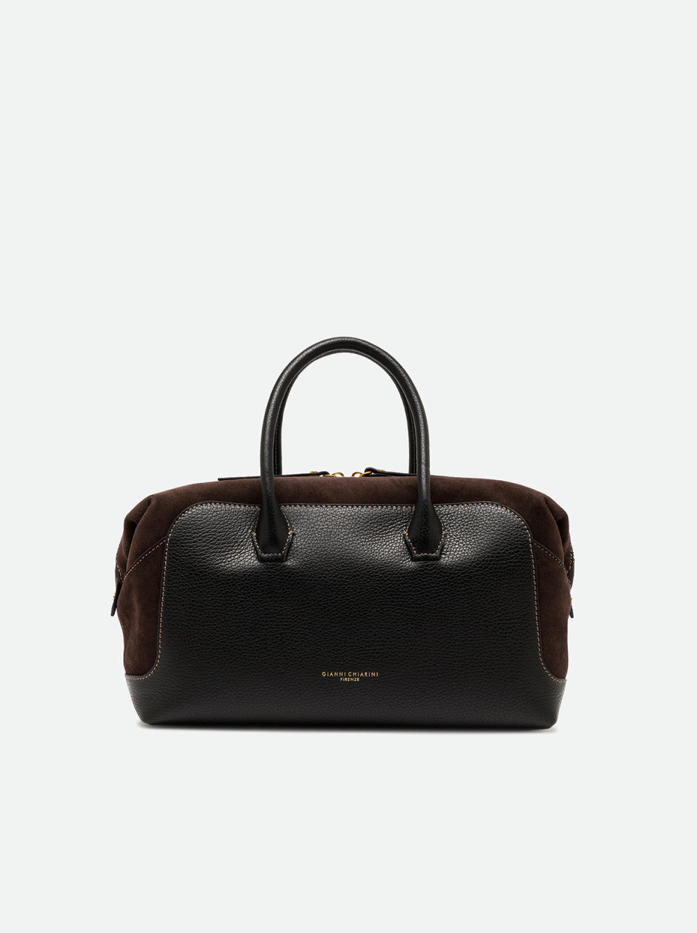 Borsa Gemma large nero-marrone BS12241 NERO/MARRONE GIANNI CHIARINI 