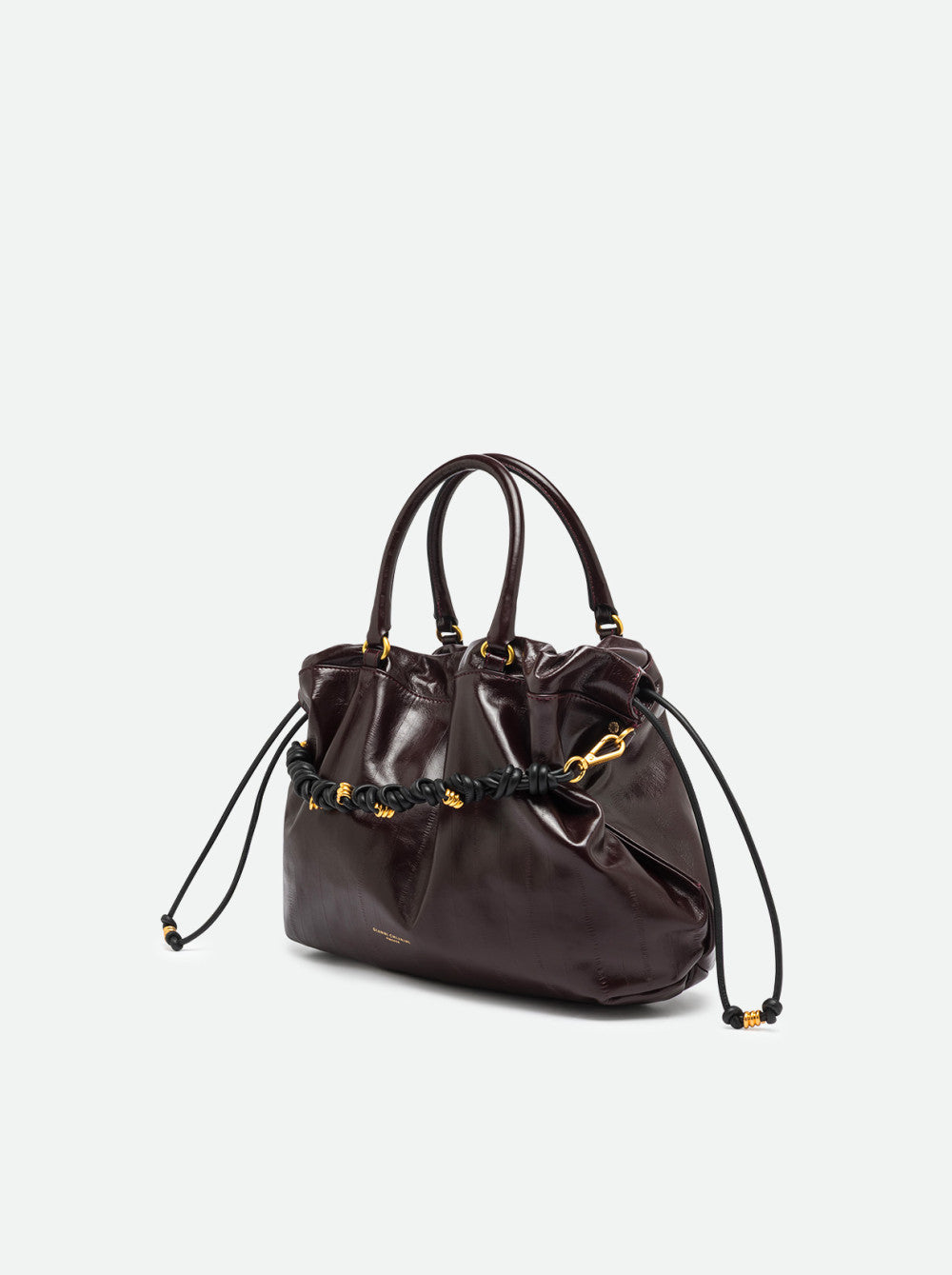 Borsa Morgana in anguilla antique ruby BS12261 BORDEAU GIANNI CHIARINI 