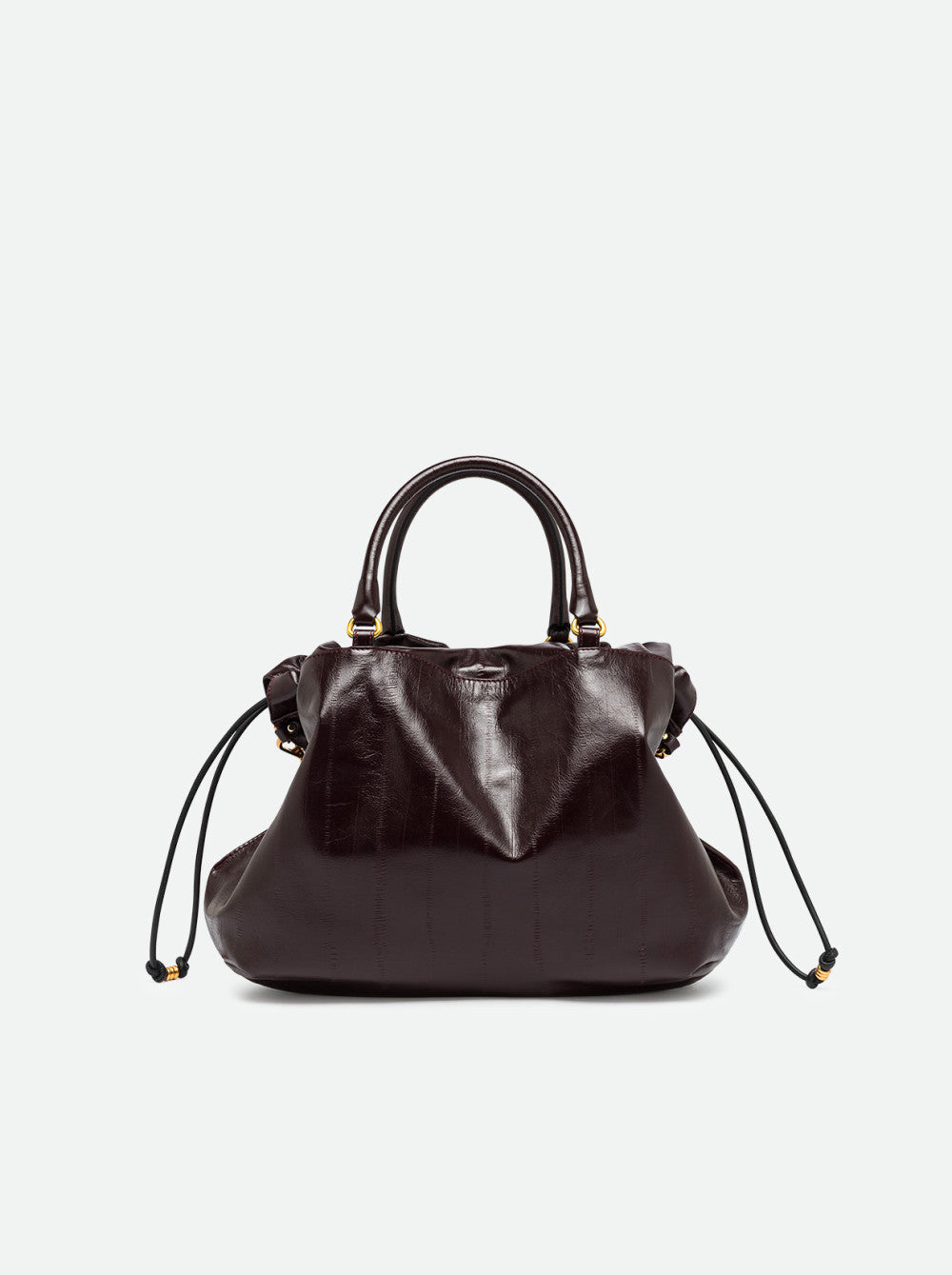 Borsa Morgana in anguilla antique ruby BS12261 BORDEAU GIANNI CHIARINI 