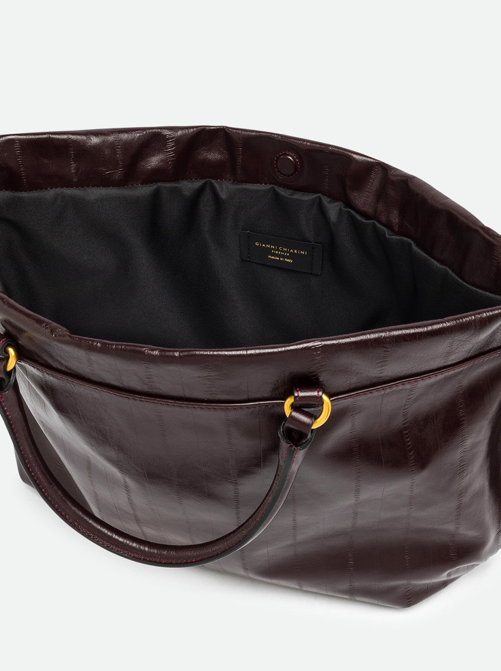 Borsa Morgana in anguilla antique ruby BS12261 BORDEAU GIANNI CHIARINI 