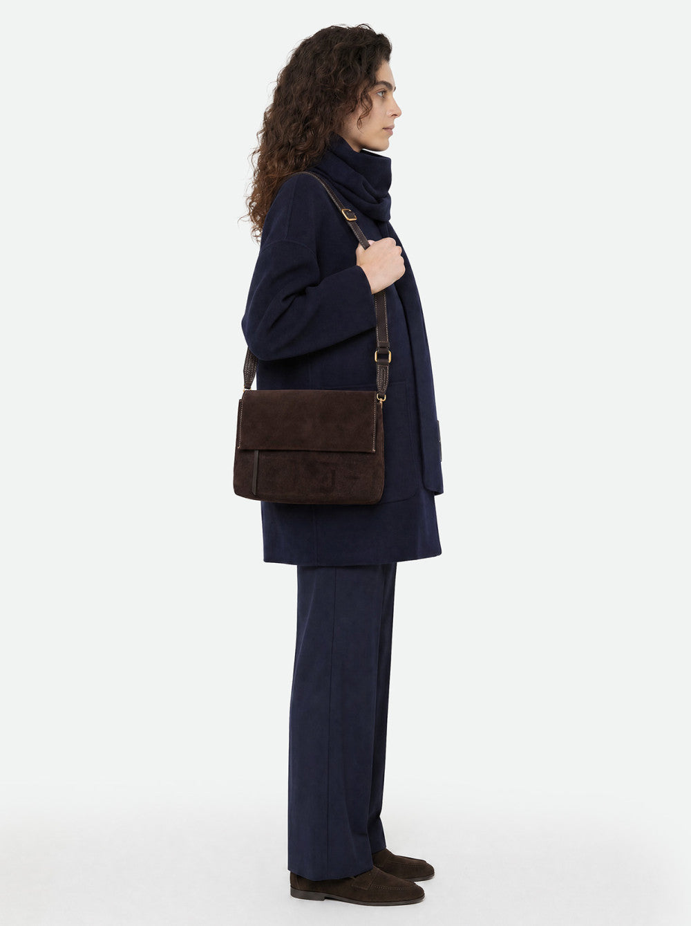 Borsa a tarcolla Three large moka BS12295 MARRONE GIANNI CHIARINI 