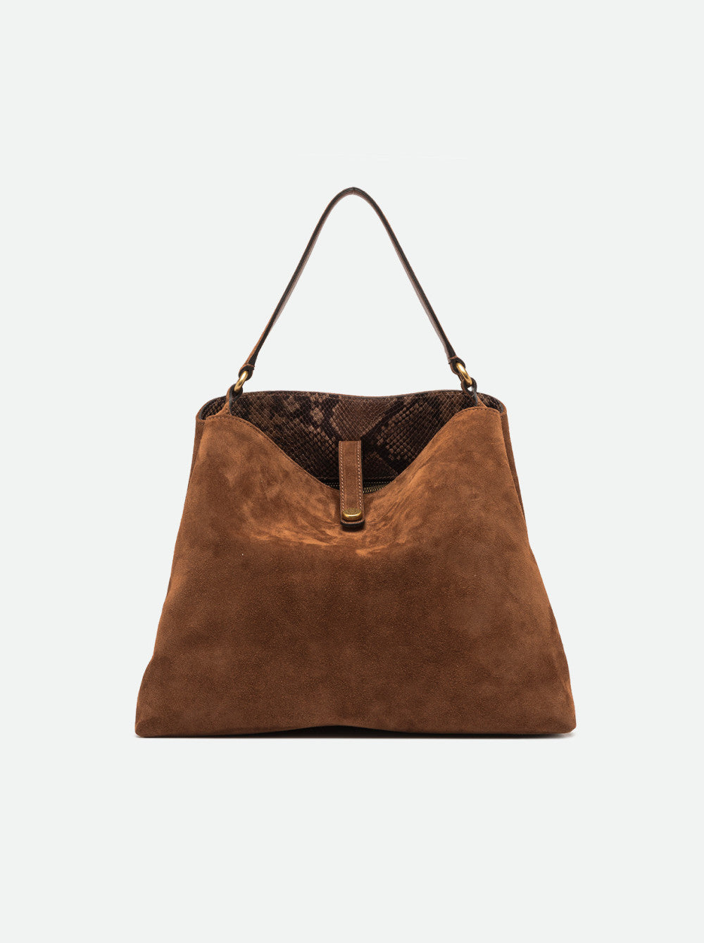 Borsa Fiona in camoscio cognac BS12486 COGNAC GIANNI CHIARINI 