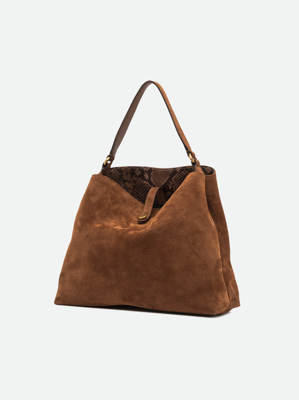Borsa Fiona in camoscio cognac BS12486 COGNAC GIANNI CHIARINI 