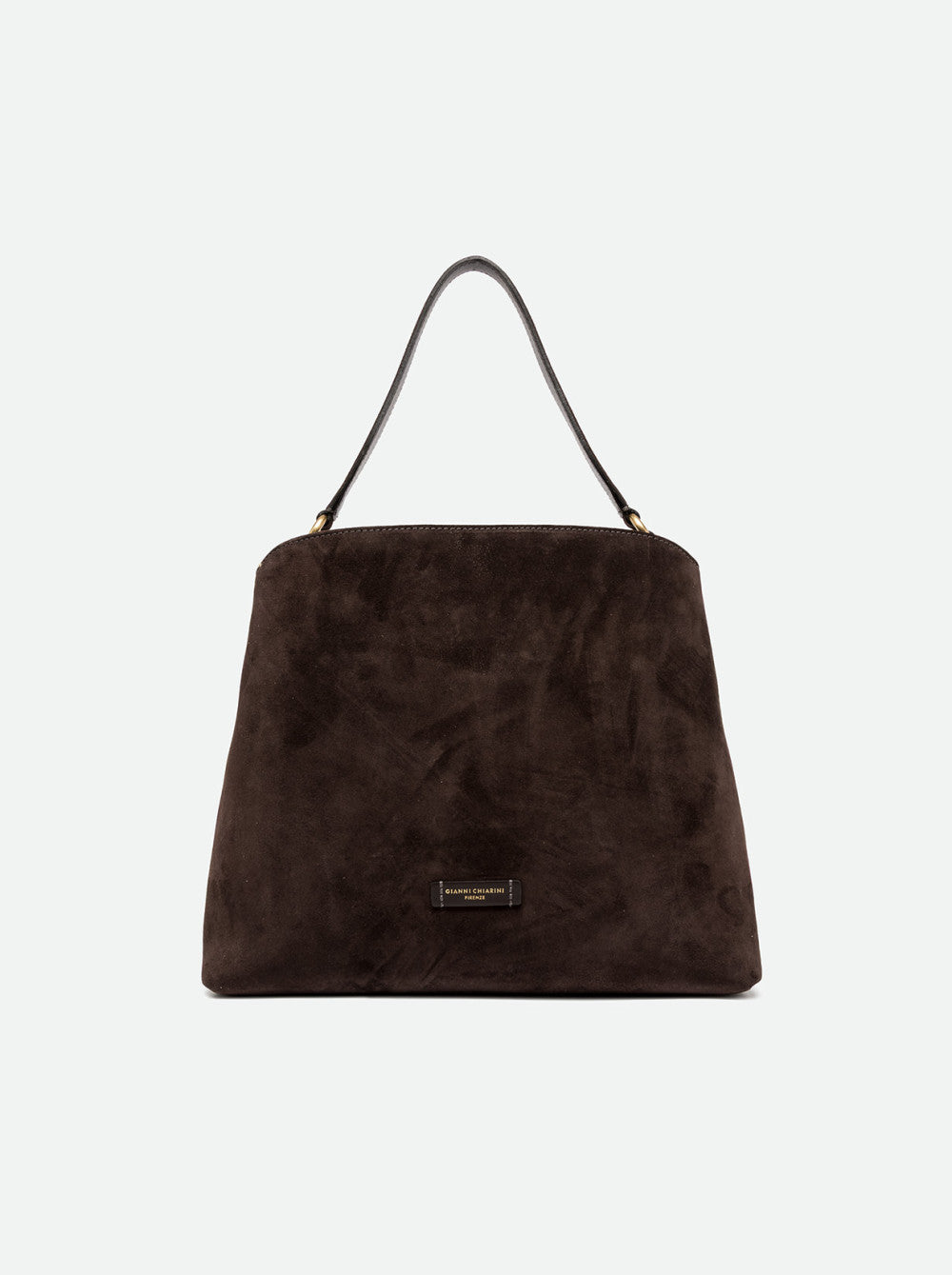 Borsa Fiona in camoscio moka BS12486 MARRONE GIANNI CHIARINI 