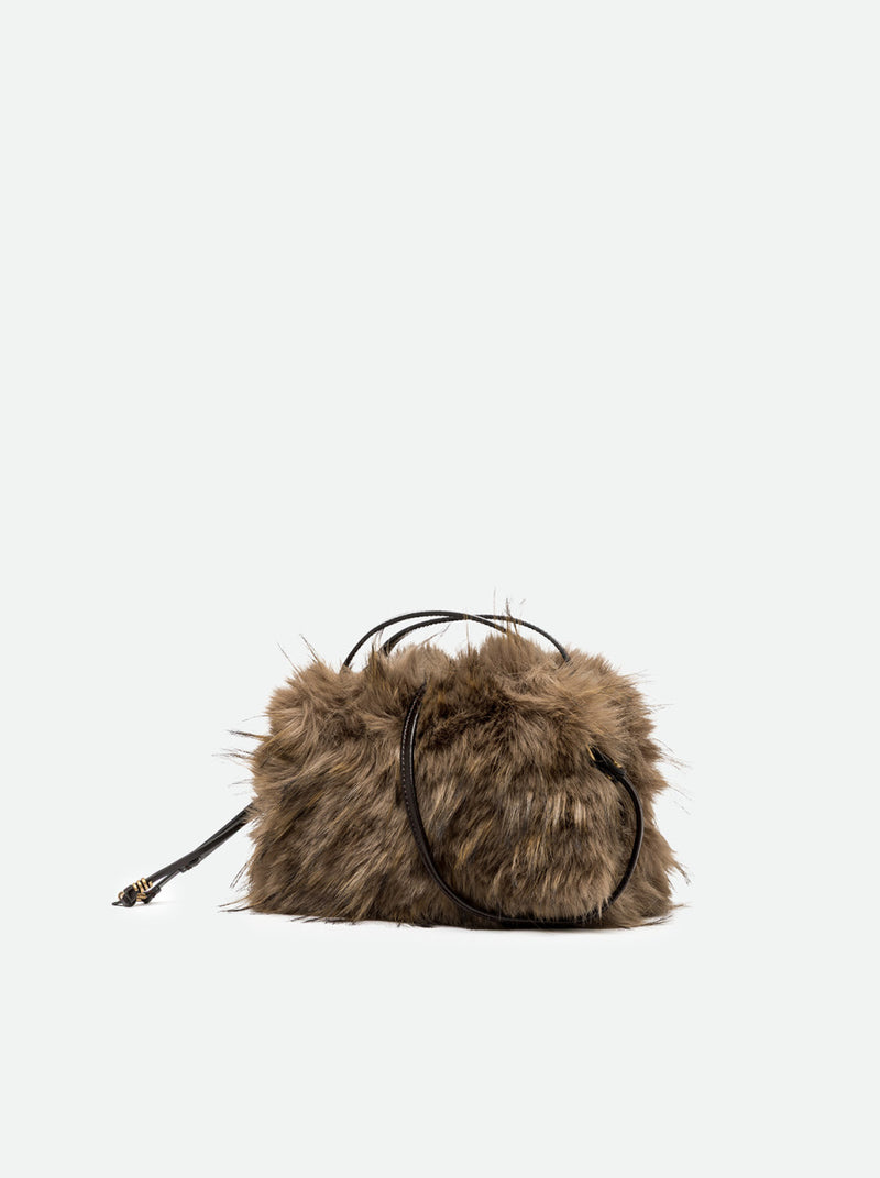 Borsa Alifa fur small espresso BS12565 MARRONE GIANNI CHIARINI 