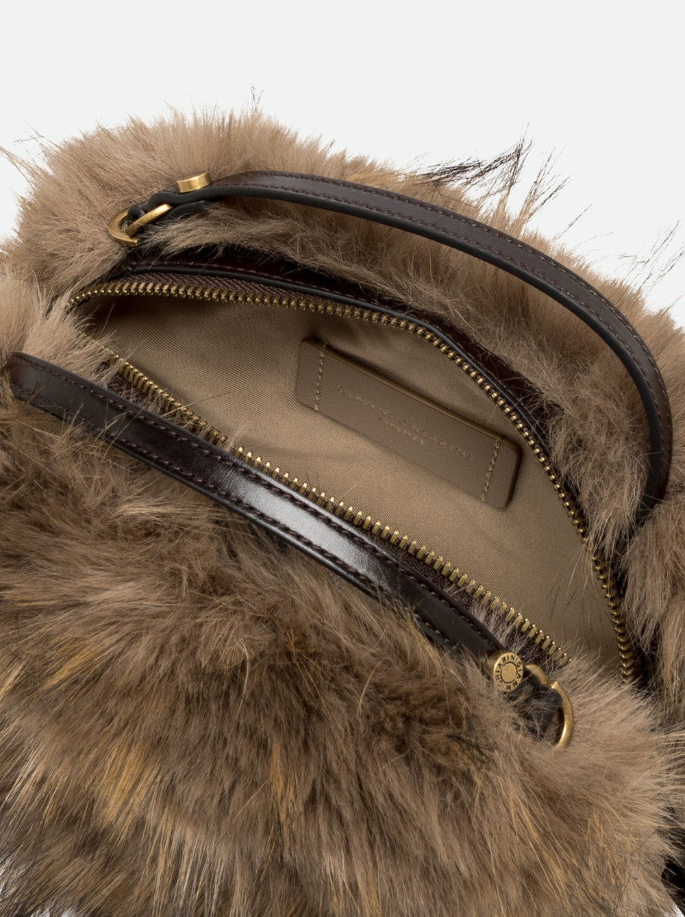 Borsa Alifa fur small espresso BS12565 MARRONE GIANNI CHIARINI 