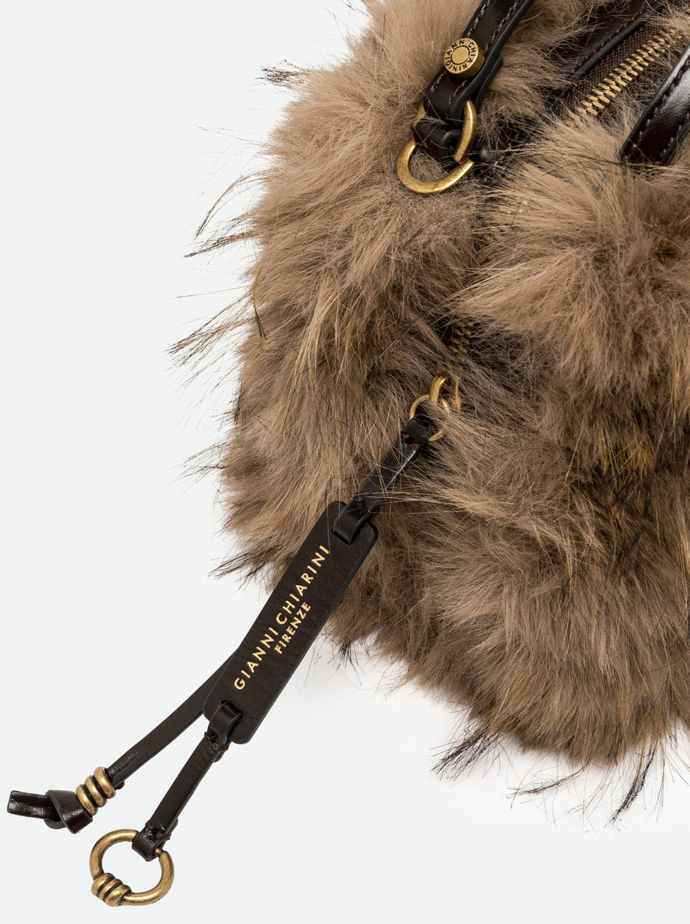 Borsa Alifa fur small espresso BS12565 MARRONE GIANNI CHIARINI 