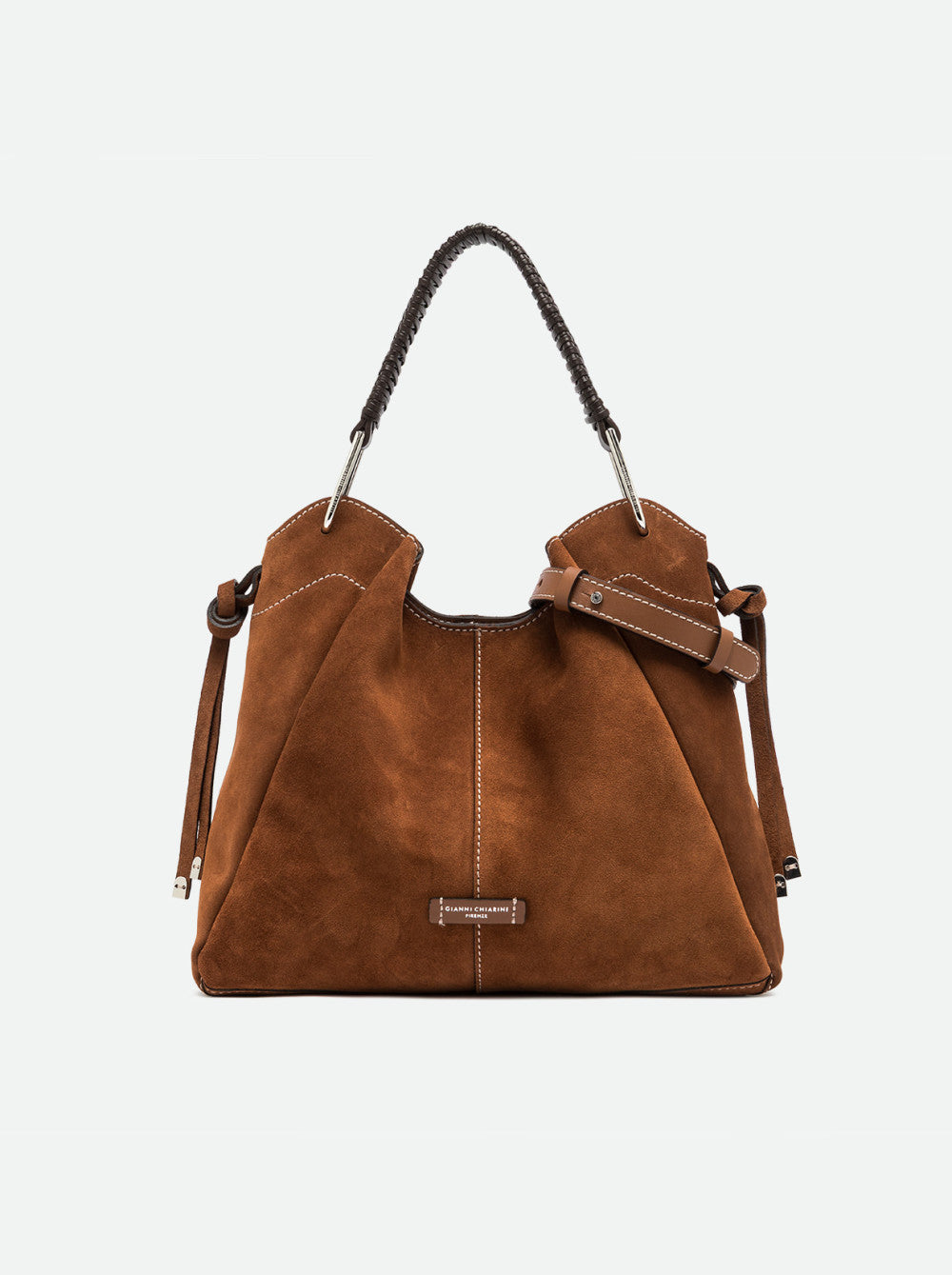 Borsa Era in camoscio cognac BS12570 CM-PLCOGNAC GIANNI CHIARINI 