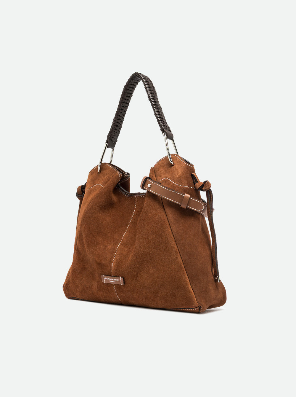 Borsa Era in camoscio cognac BS12570 CM-PLCOGNAC GIANNI CHIARINI 