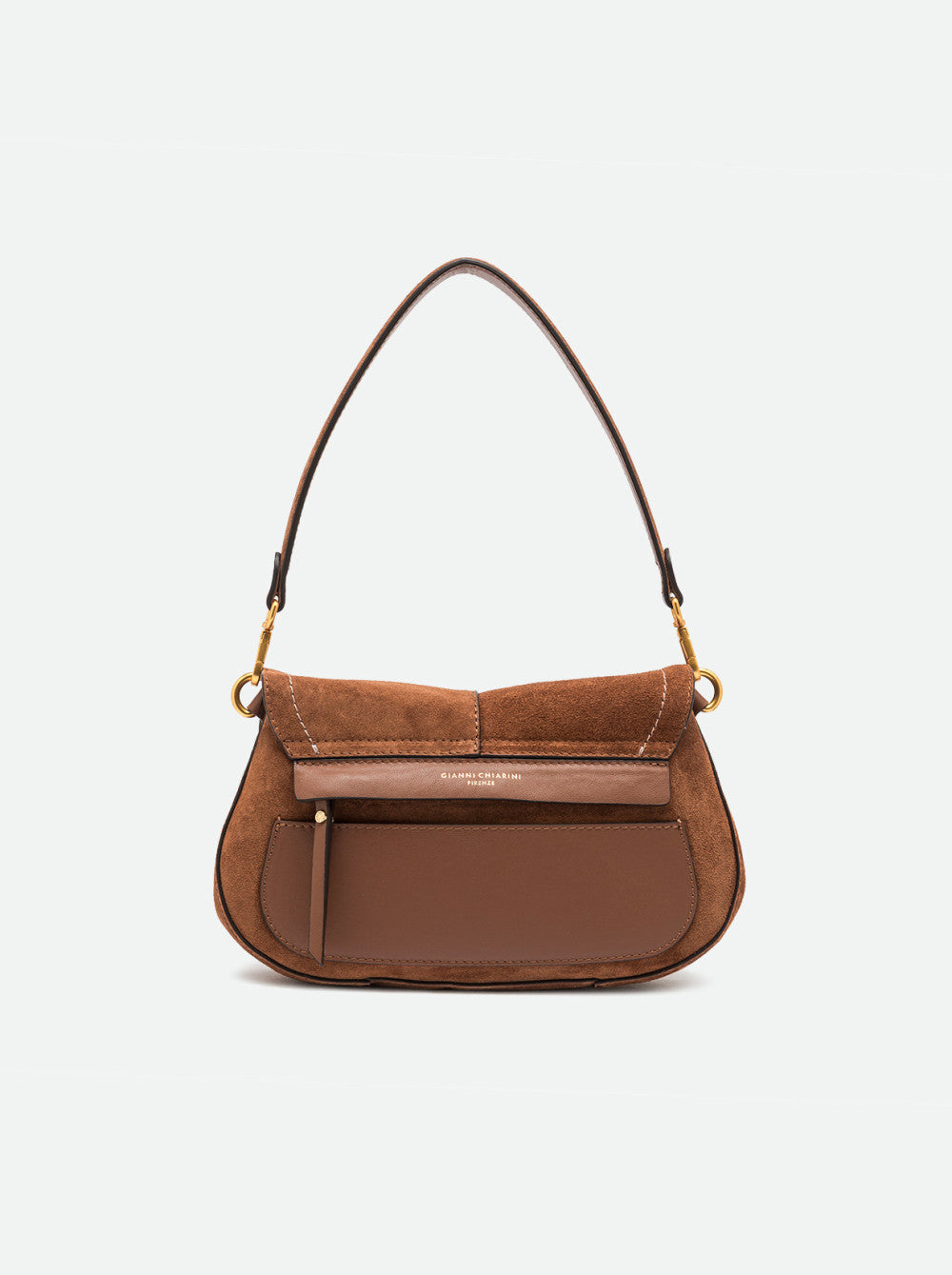 Borsa Helena round small cognac BS12618 CUOIO GIANNI CHIARINI 