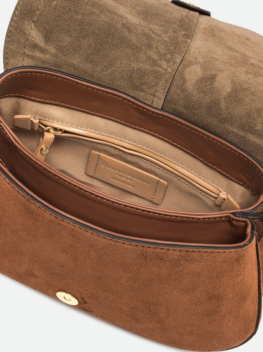 Borsa Helena round small cognac BS12618 CUOIO GIANNI CHIARINI 