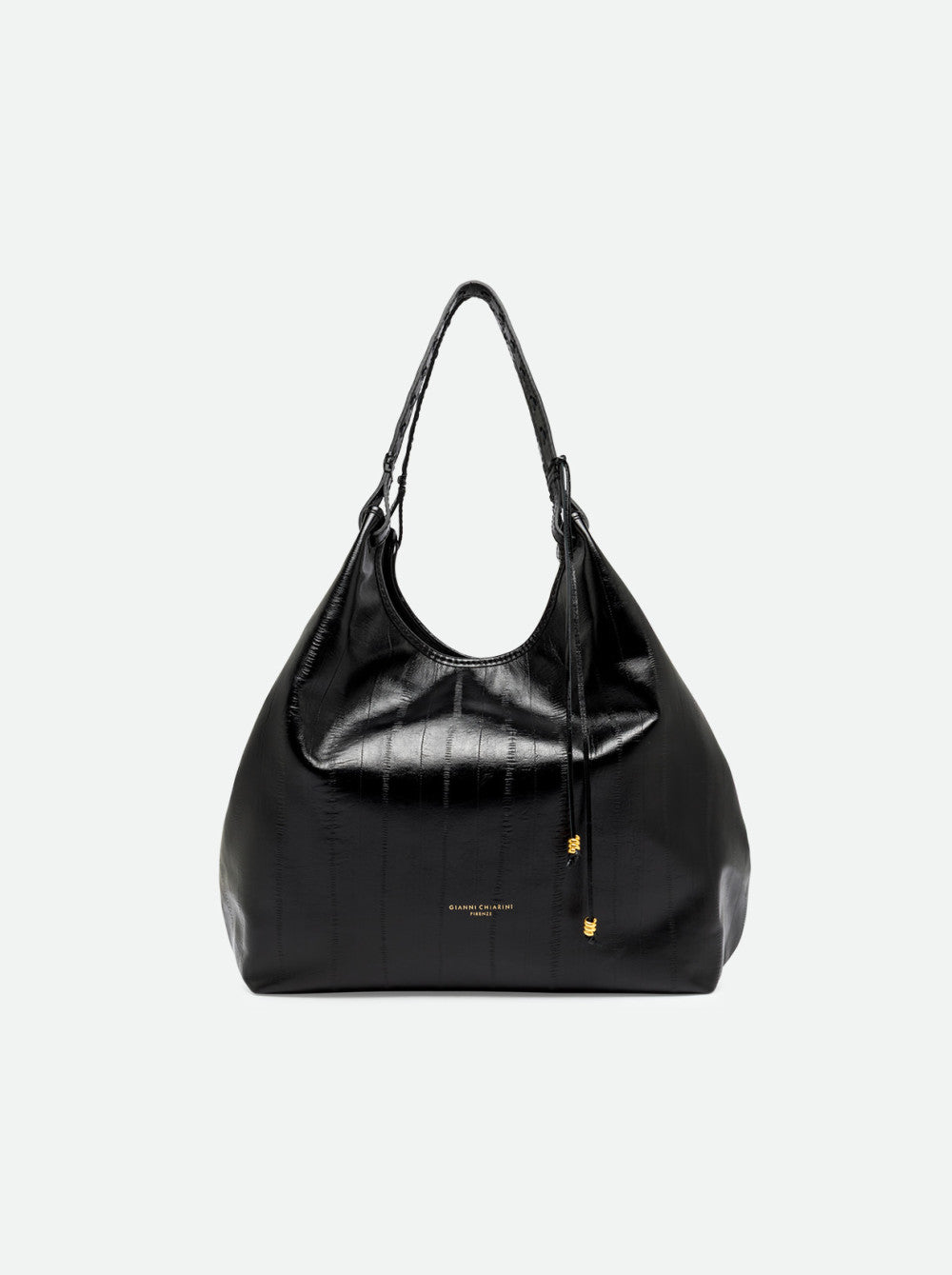 Borsa Dua large in anguilla nera BS12680 NERO GIANNI CHIARINI 
