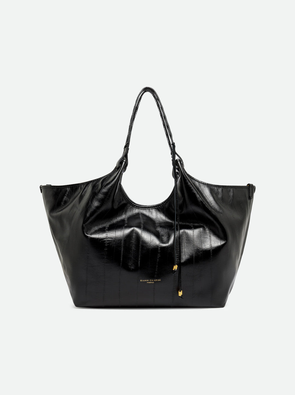 Borsa Dua large in anguilla nera BS12680 NERO GIANNI CHIARINI 