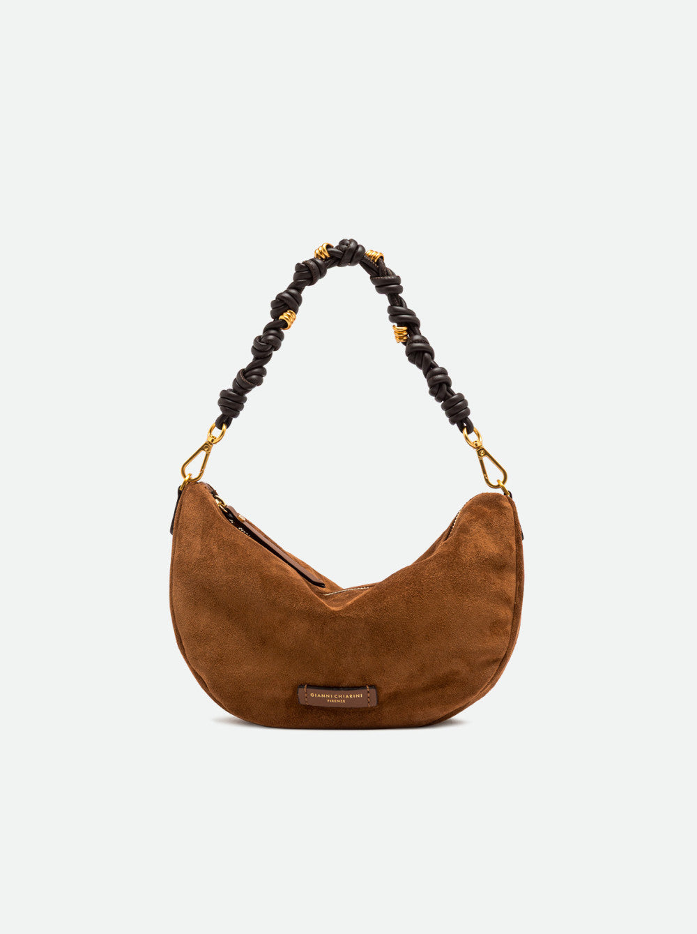 Borsa Cleo in camoscio cognac BS12690 CUOIO GIANNI CHIARINI 