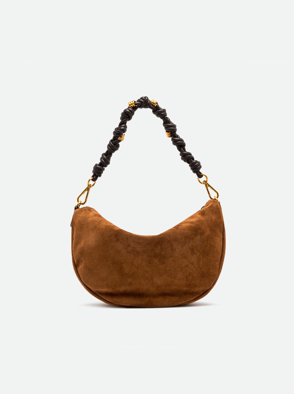 Borsa Cleo in camoscio cognac BS12690 CUOIO GIANNI CHIARINI 