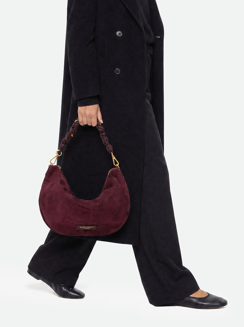 Borsa Cleo large amarone BS12691 BORDEAU GIANNI CHIARINI 