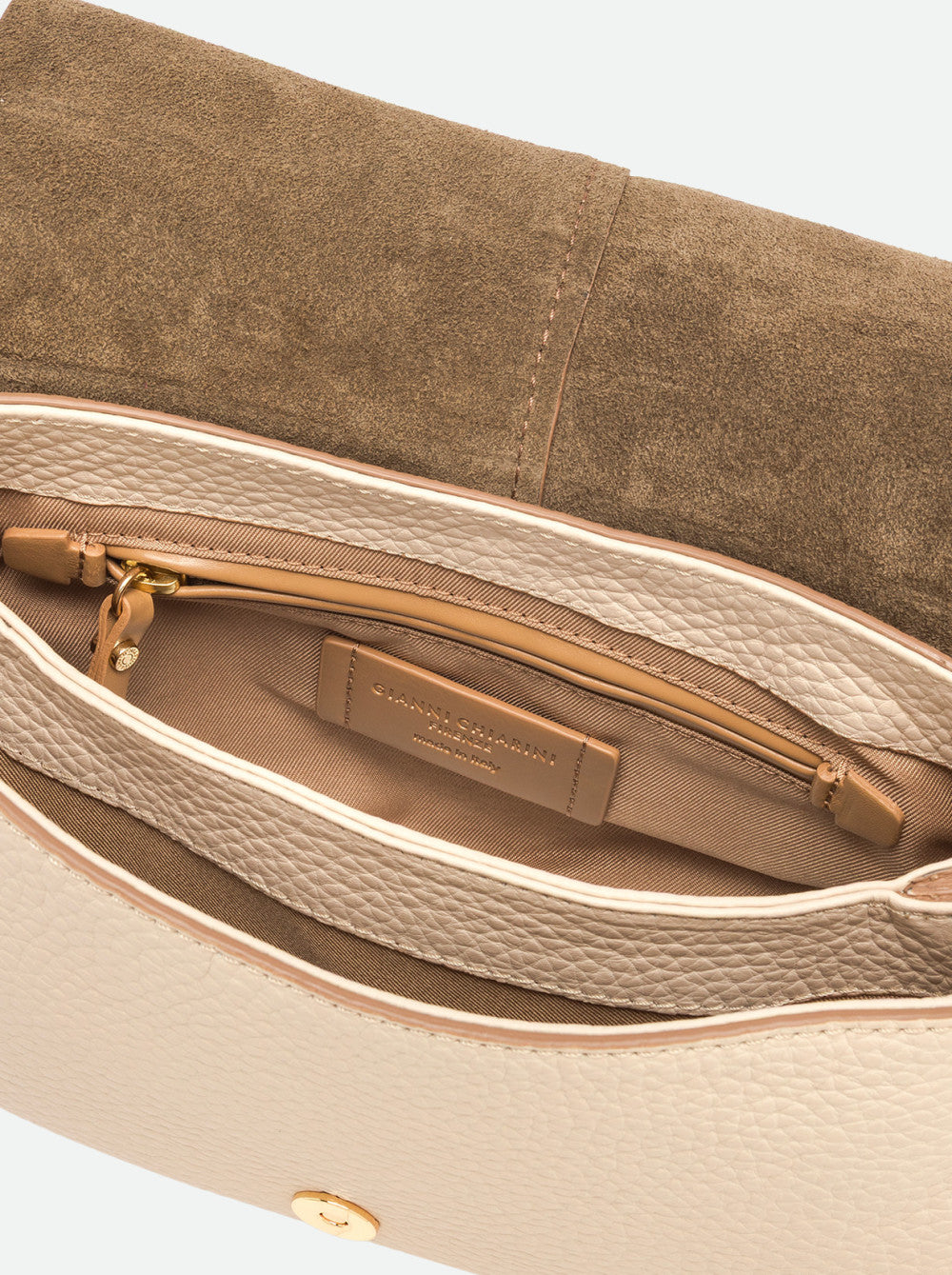 Borsa Helena round small alabaster BS12718 BURRO GIANNI CHIARINI 