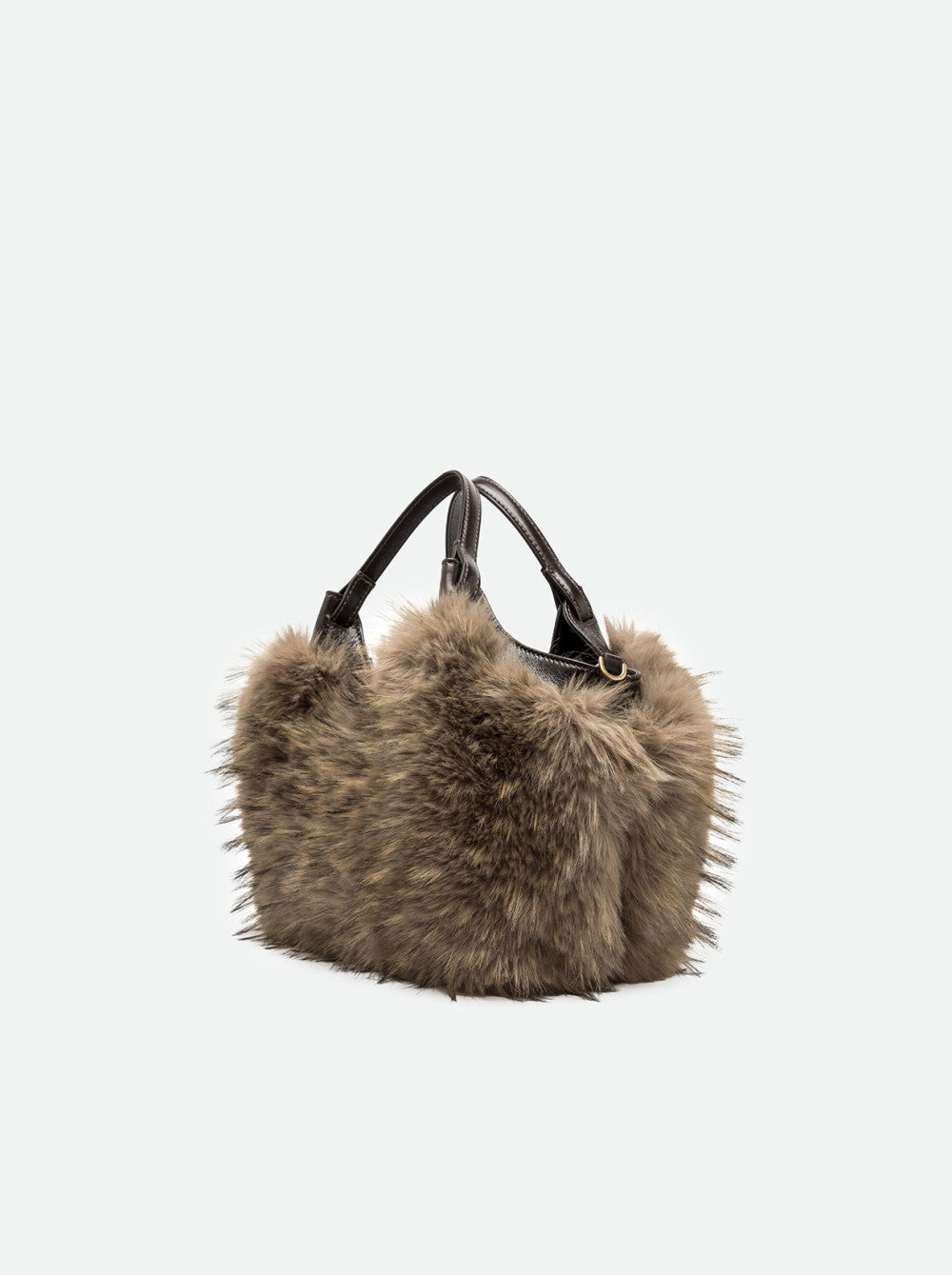 Borsa Alifa fur medium espresso BS12759 MARRONE GIANNI CHIARINI 