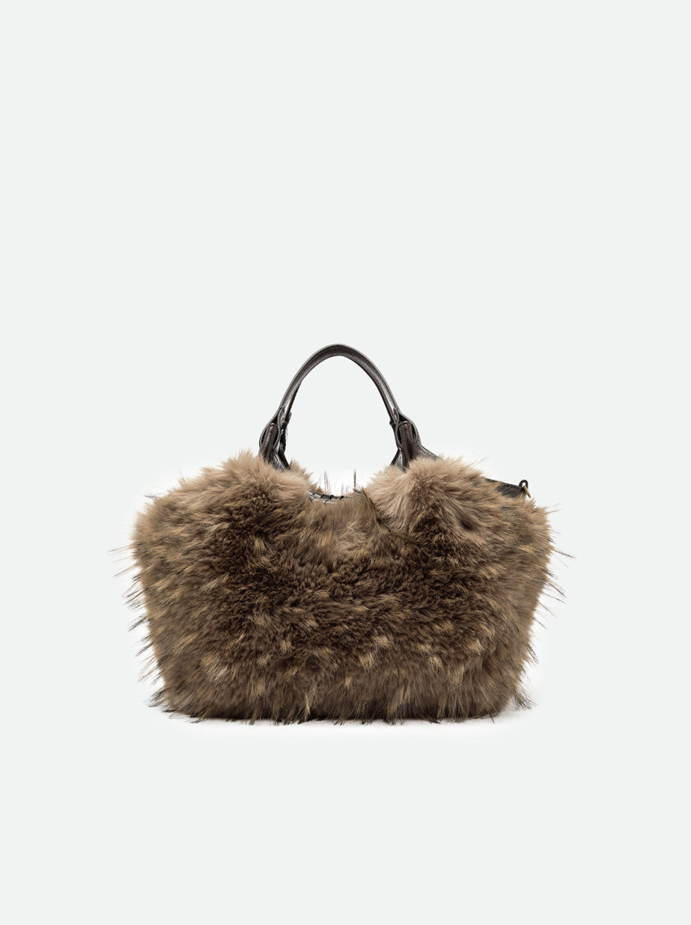 Borsa Alifa fur medium espresso BS12759 MARRONE GIANNI CHIARINI 