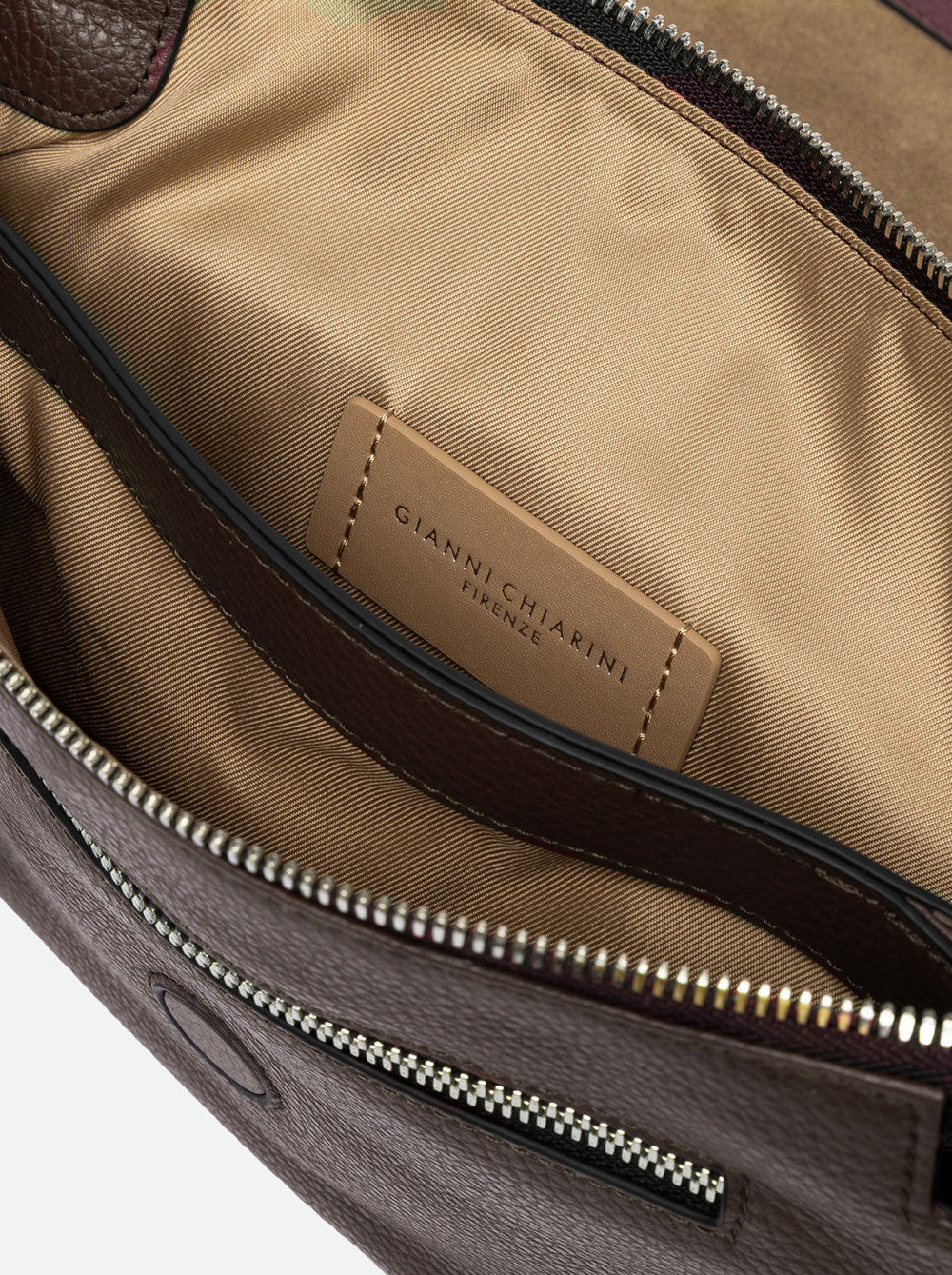 Borsa a tarcolla Three espresso BS4364 MARRONE GIANNI CHIARINI 