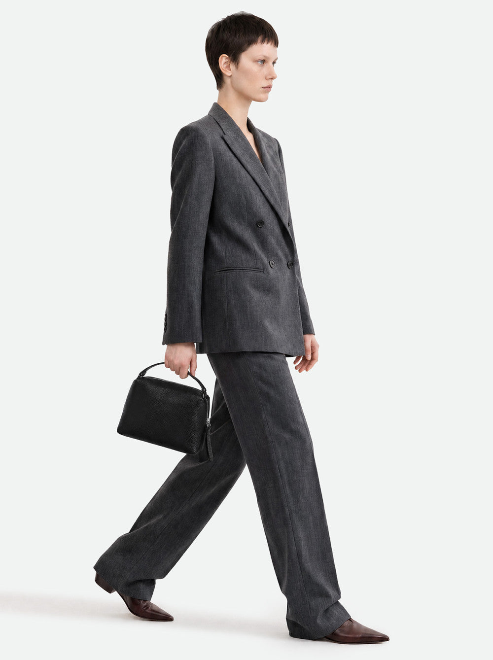 Borsa Alifa in pelle bottalata nera BS8148 NERO GIANNI CHIARINI 