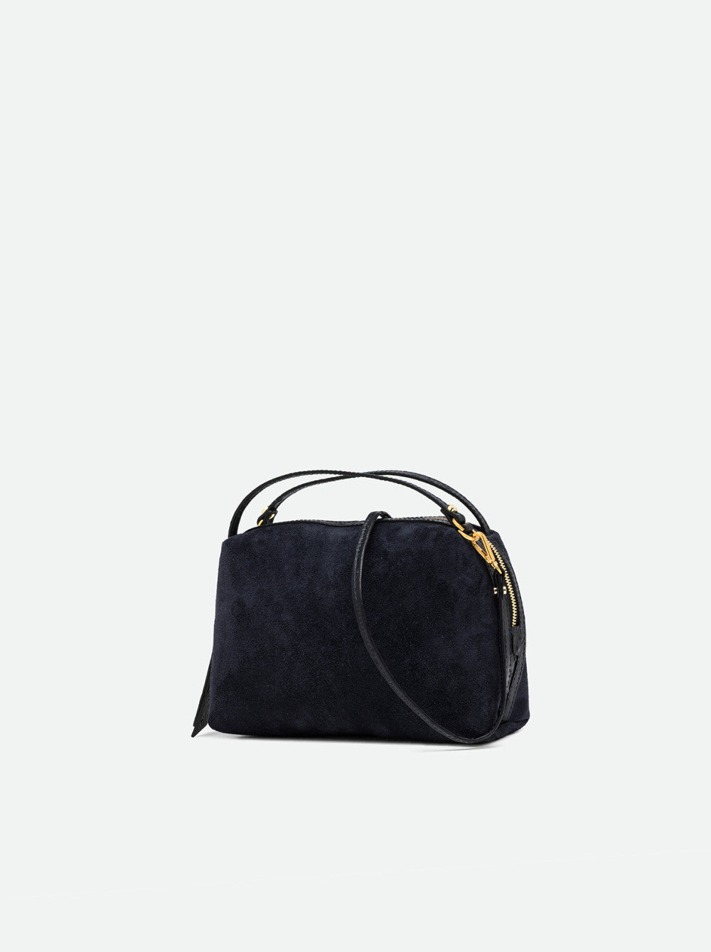 Borsa Alifa in camoscio notturno BS8628 BLU GIANNI CHIARINI 