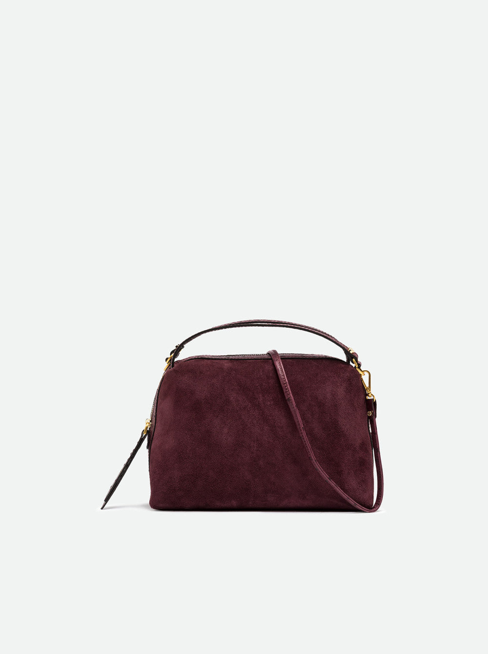 Borsa Alifa in camoscio amarone BS8628 BORDEAU GIANNI CHIARINI 