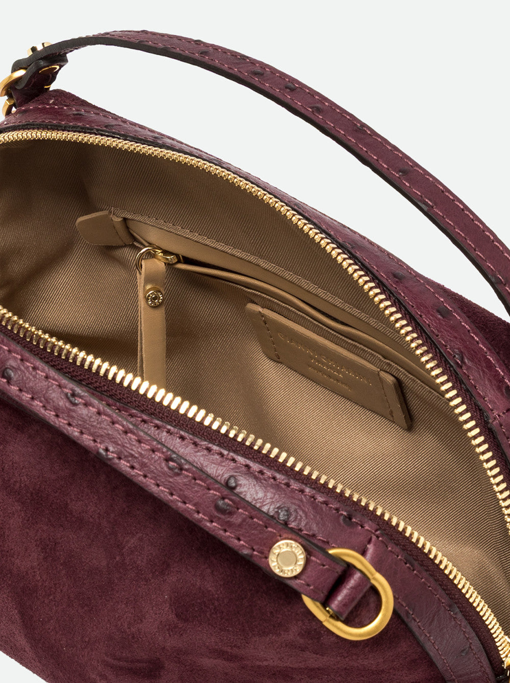 Borsa Alifa in camoscio amarone BS8628 BORDEAU GIANNI CHIARINI 