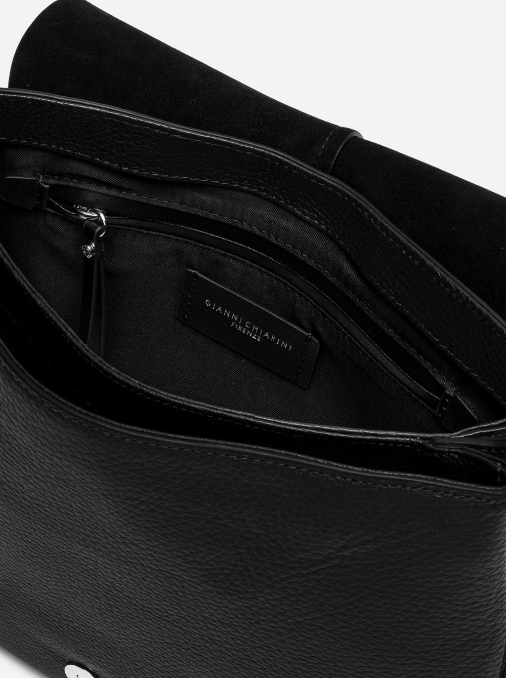 Borsa Helena round large nera BS9037 NERO GIANNI CHIARINI 