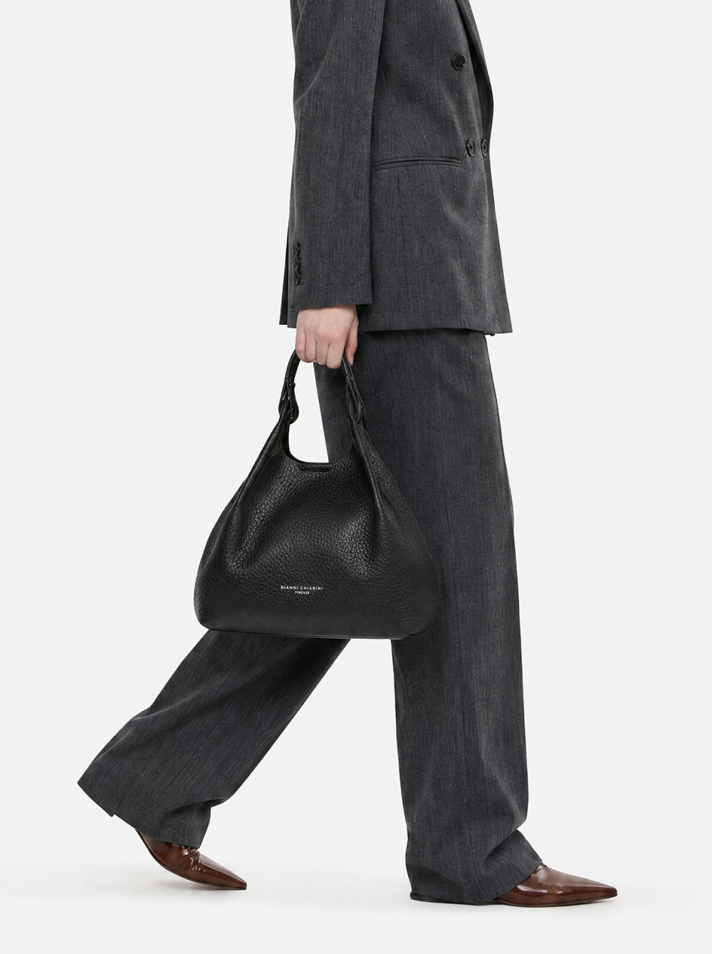 Borsa Dua media nera BS9719 NERO GIANNI CHIARINI 