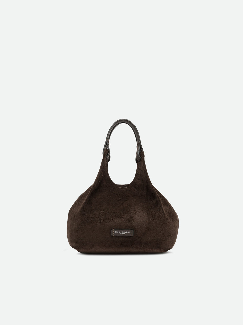 Borsa Dua media in camoscio moka BS9799 MARRONE GIANNI CHIARINI 