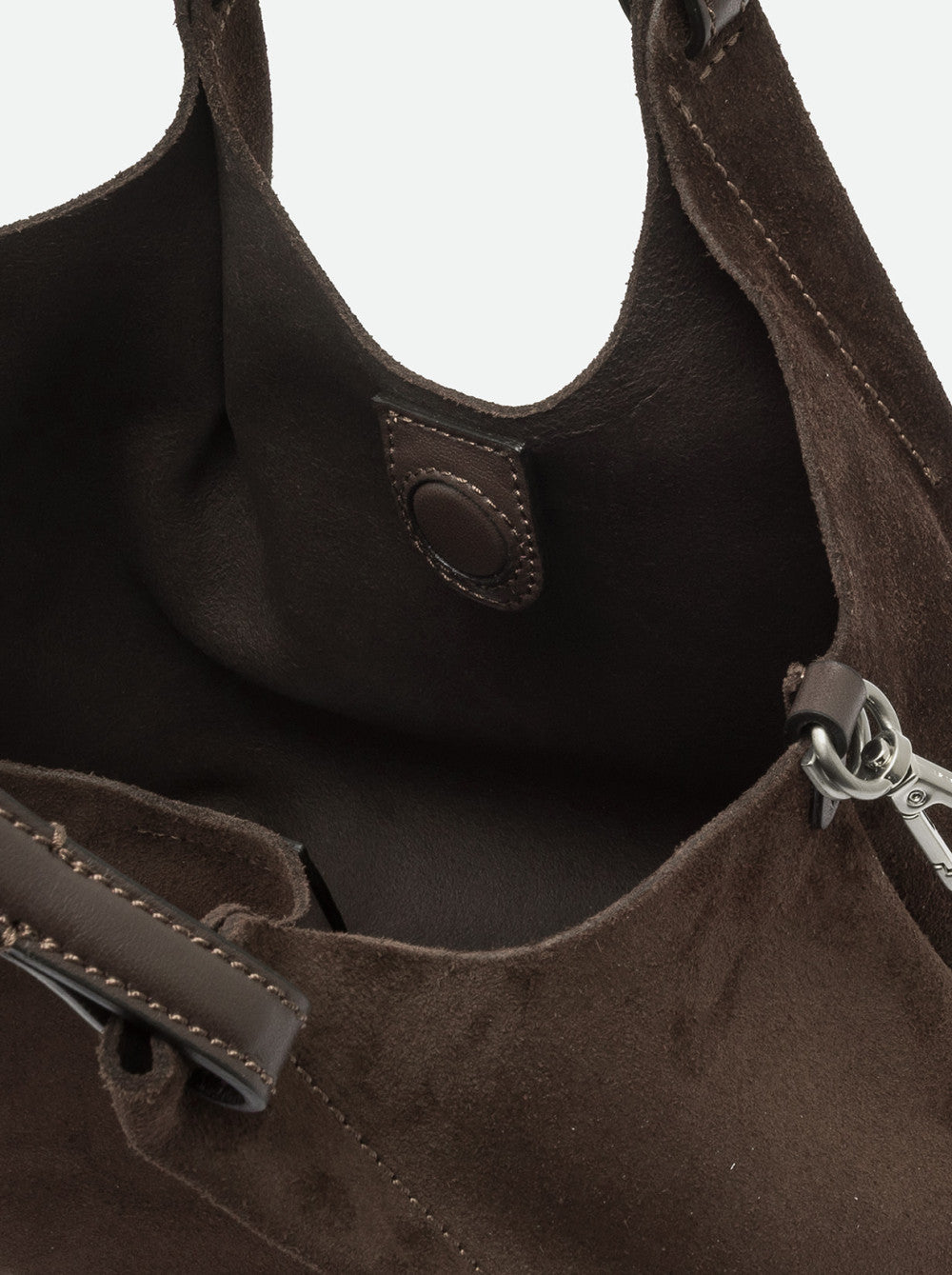Borsa Dua media in camoscio moka BS9799 MARRONE GIANNI CHIARINI 