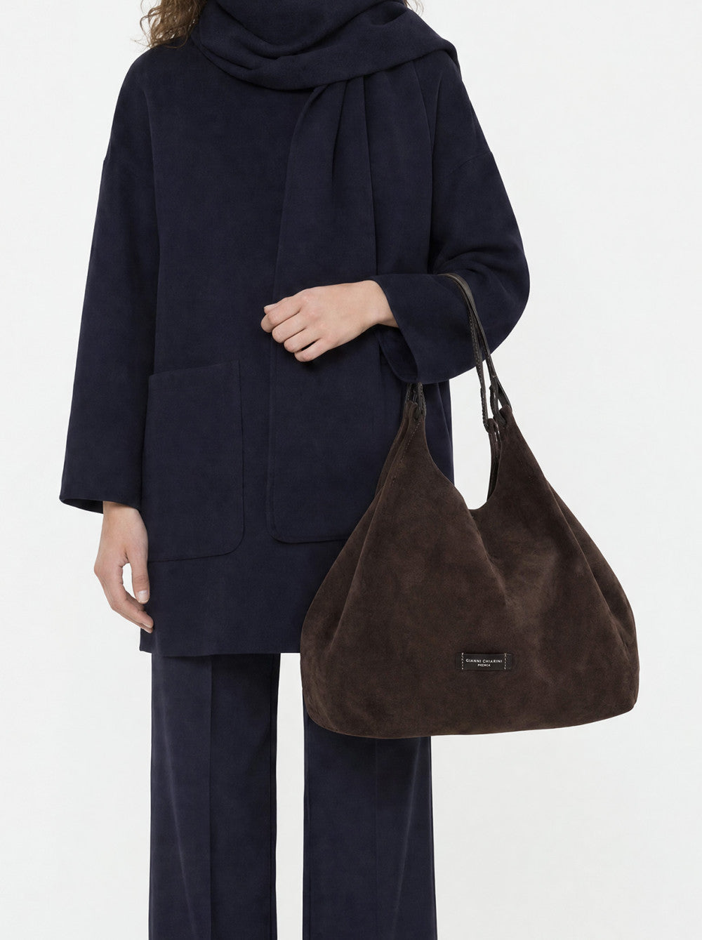 Borsa Dua large moka BS9800 MARRONE GIANNI CHIARINI 