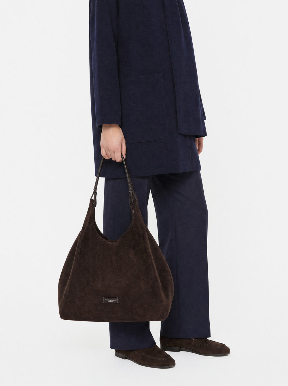 Borsa Dua large moka BS9800 MARRONE GIANNI CHIARINI 