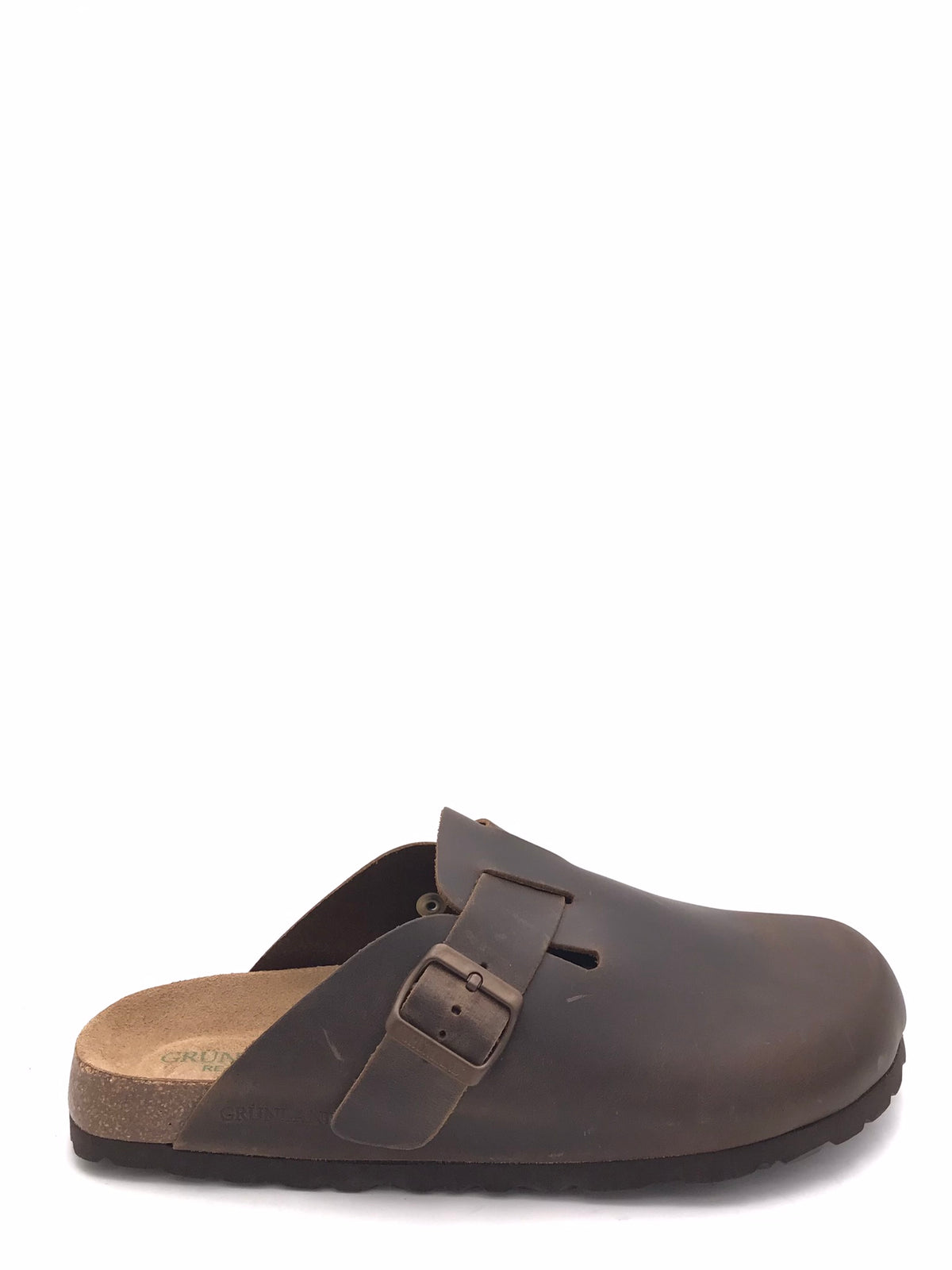 Ciabatte Bobo in pelle oliata terra CB2224 MARRONE GRUNLAND 