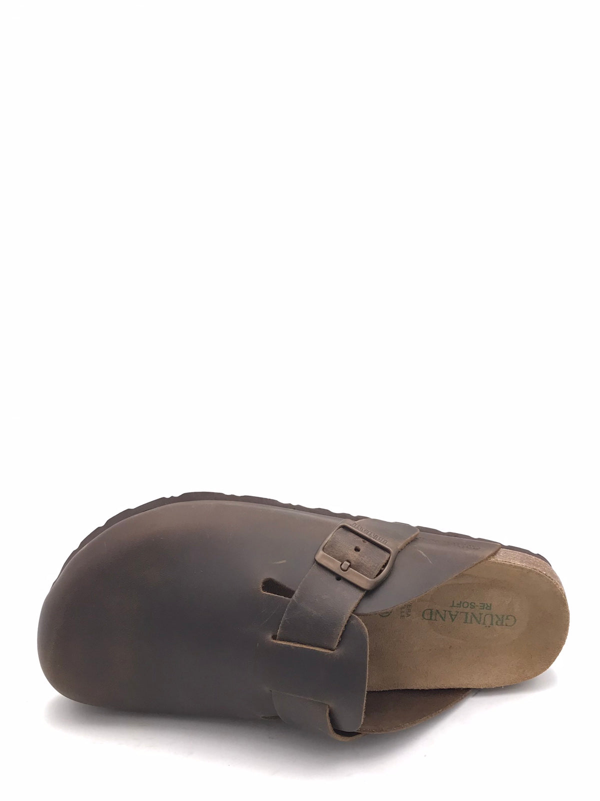 Ciabatte Bobo in pelle oliata terra CB2224 MARRONE GRUNLAND 