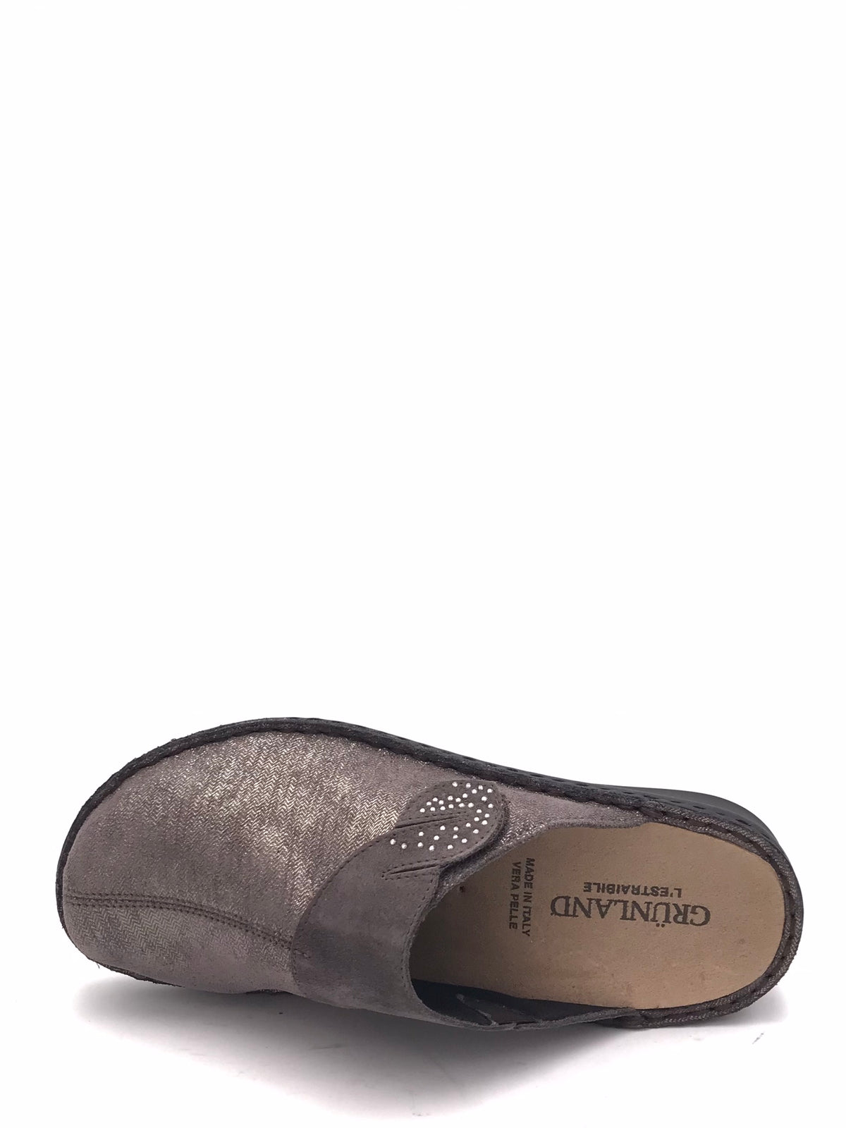 Ciabatta Dami in camoscio laminato taupe CE0788 TAUPE GRUNLAND 