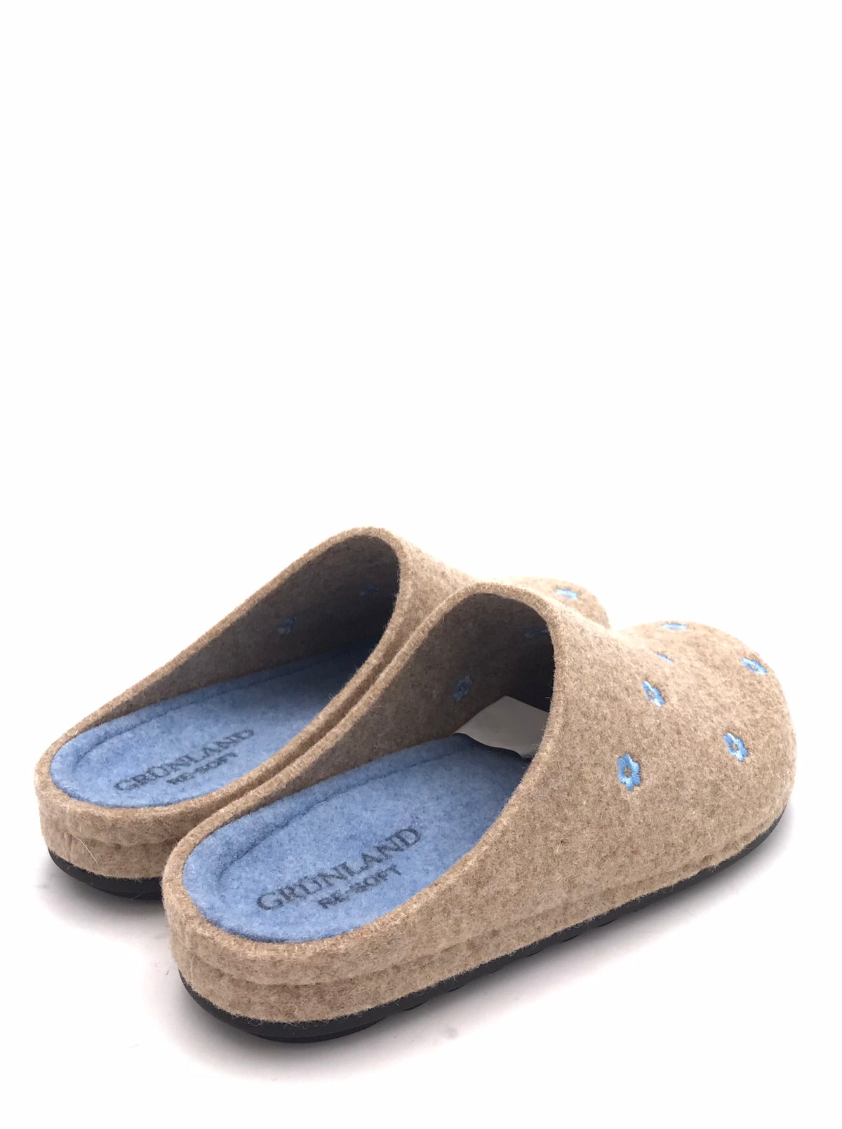 Cibatta Pila in lana cotta beige-azzurro CI2971 BEIGE/AZZURRO GRUNLAND 