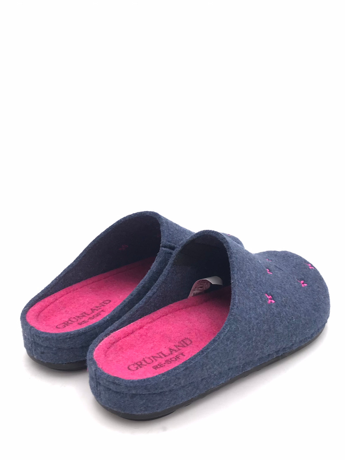 Cibatta Pila in lana cotta blu-fuxia CI3357 BLU/FUCSIA GRUNLAND 