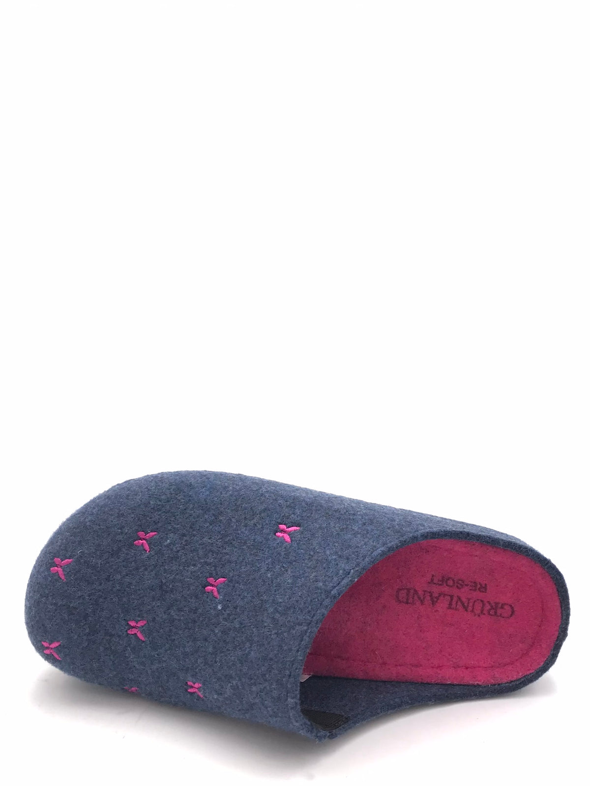 Cibatta Pila in lana cotta blu-fuxia CI3357 BLU/FUCSIA GRUNLAND 