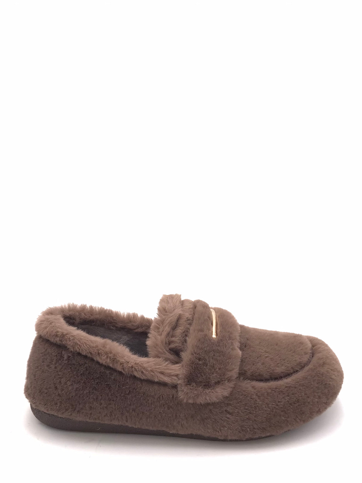 Pantofola Gles in panno marrone PA0083 MARRONE GRUNLAND 