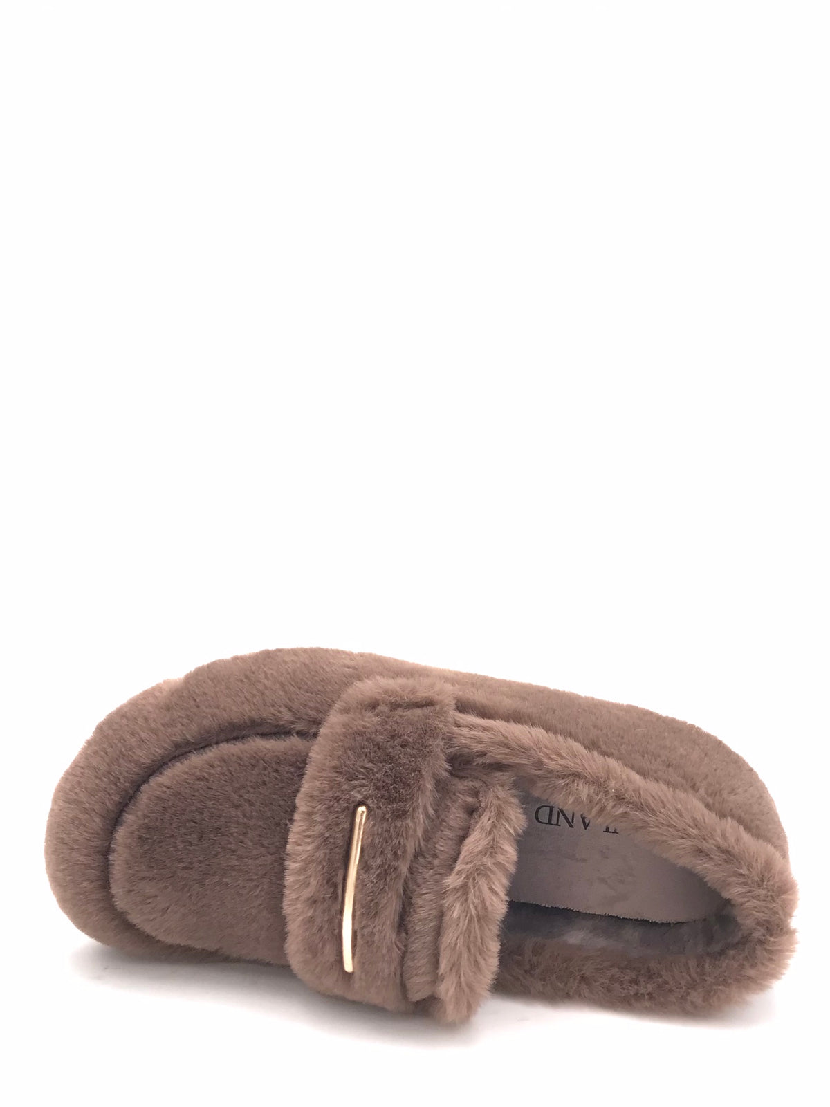 Pantofola Gles in panno marrone PA0083 MARRONE GRUNLAND 