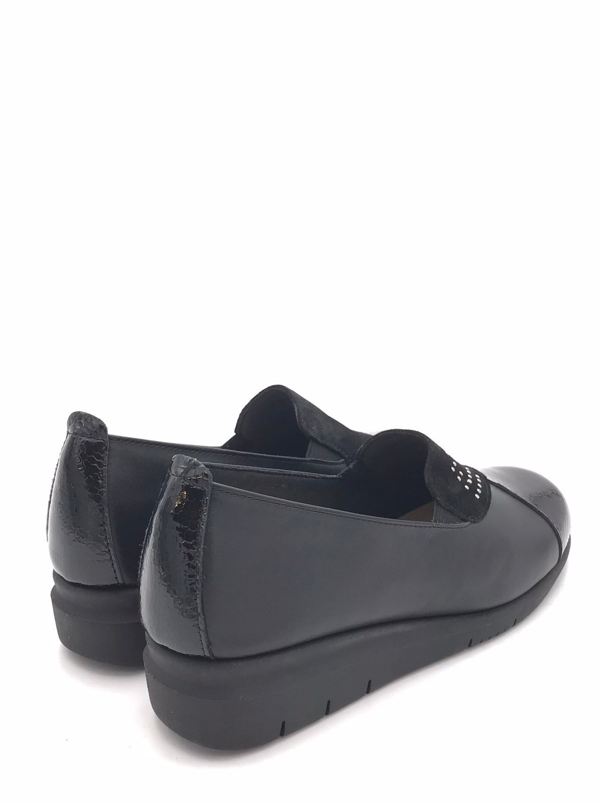 Scarpa senza lacci Rysa nera SC 6329 NERO GRUNLAND 