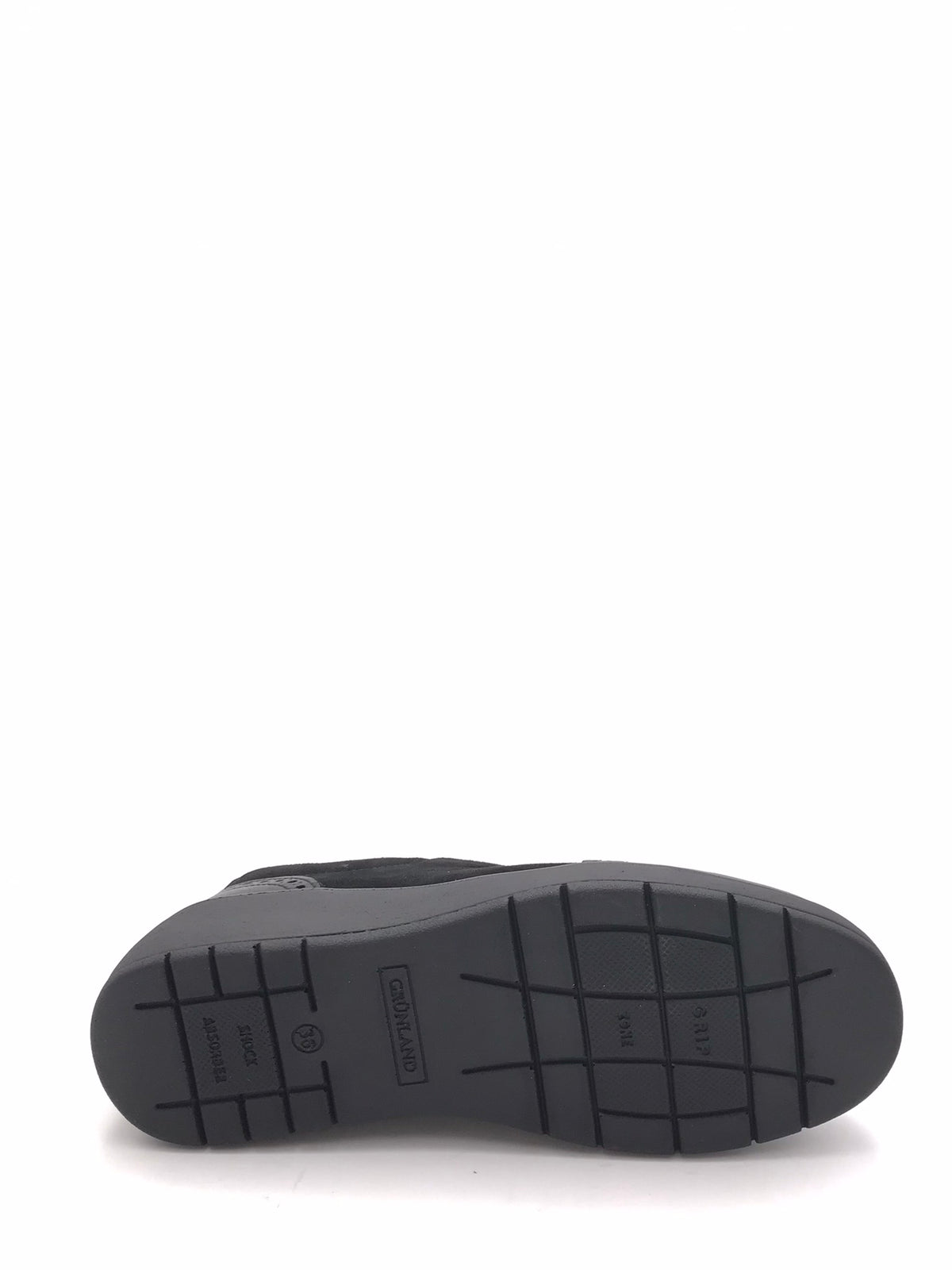 Scarpa Neta in pelle e camoscio nero SC 6393 NERO GRUNLAND 