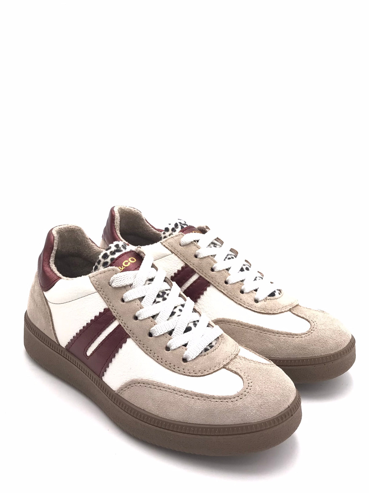 Sneakers Atala visone-bianco 2165566 VISONE/BIANCA IGI&CO 