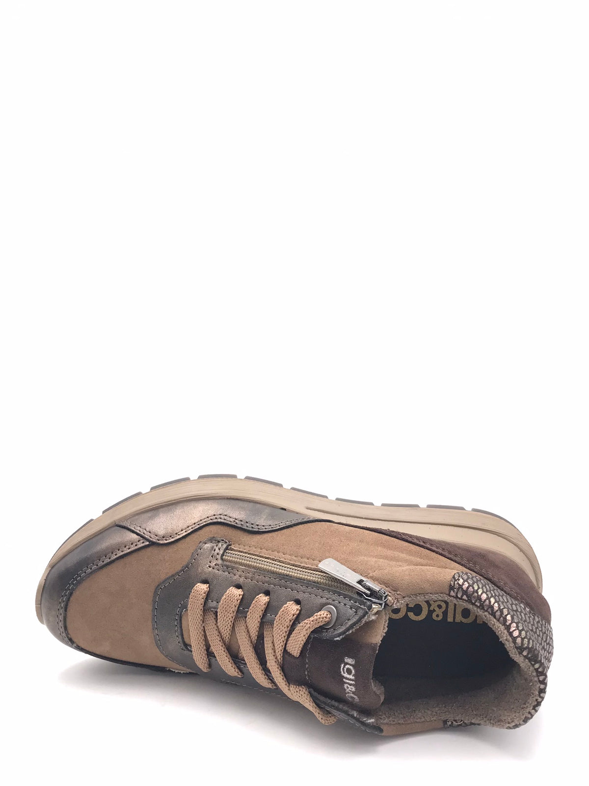 Sneakers Ermione in pelle bronzo 2171911 BRONZO IGI&CO 